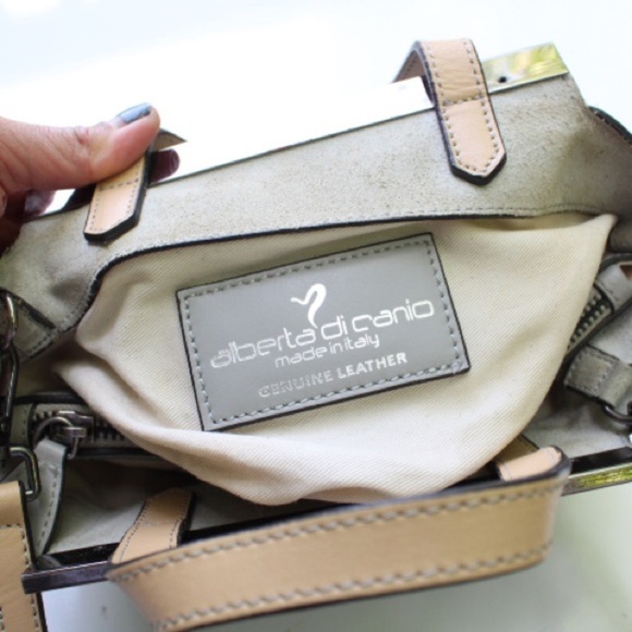 Alberta di Canio Italian leather small satchel - Picture 4 of 11